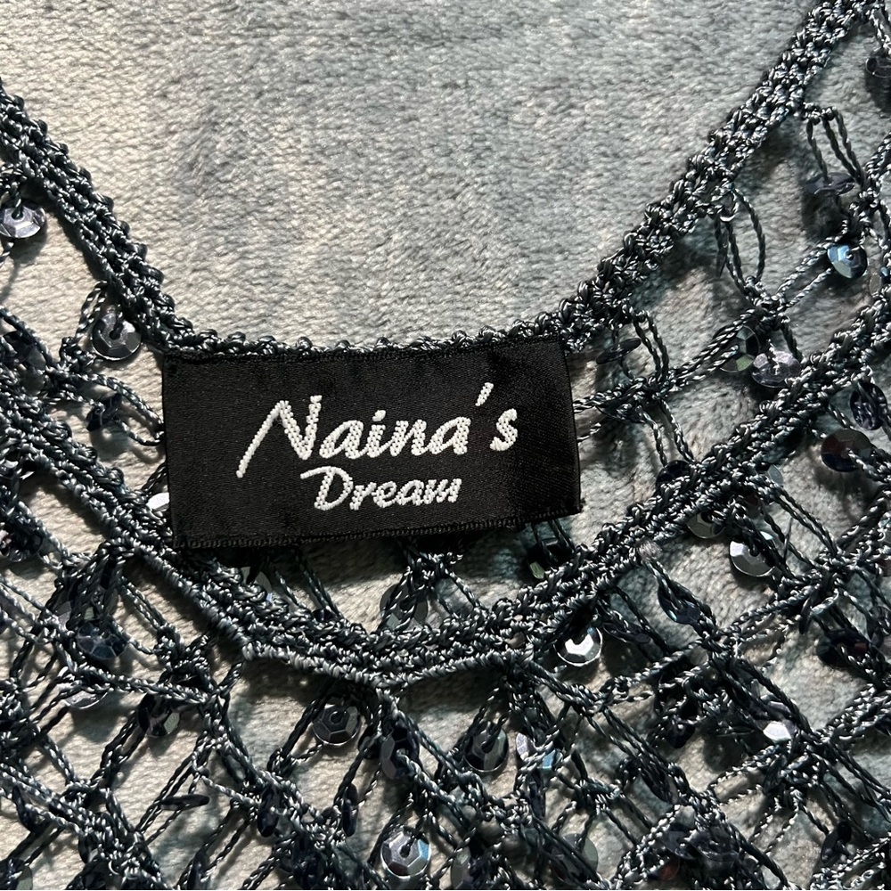 Black Crochet Women Top - Picture 3 of 6